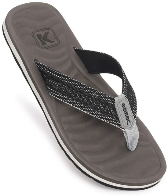 Paragon Grey Mens Thong Flip Flop - None