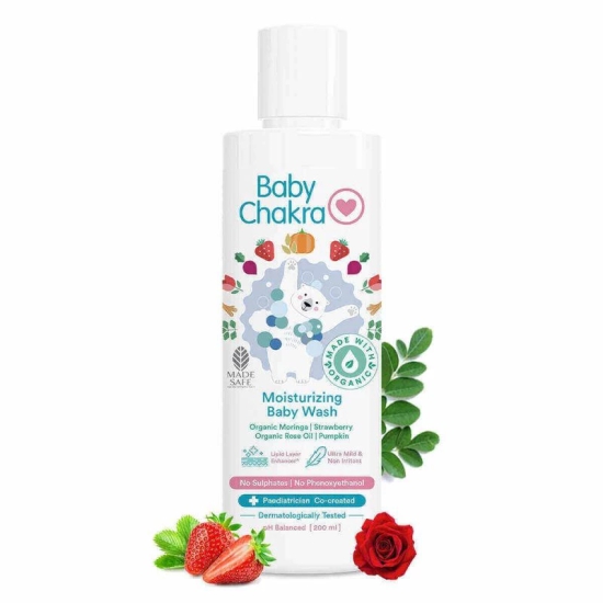 BabyChakra Moisturizing Baby Wash + Organic Coconut Oil 100ml