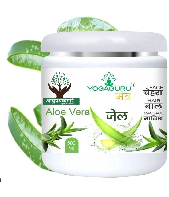 YOGAGURU MANTR Aloe Vera Gel For Skin Acne, Scars, Dark spots Face & Hair 500GM