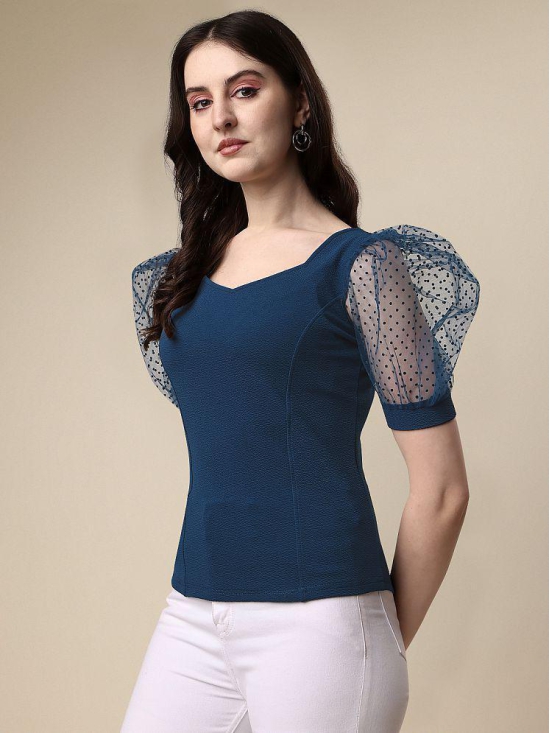 Sheetal associates - Blue Polyester Women's Regular Top ( Pack of 1 ) - None