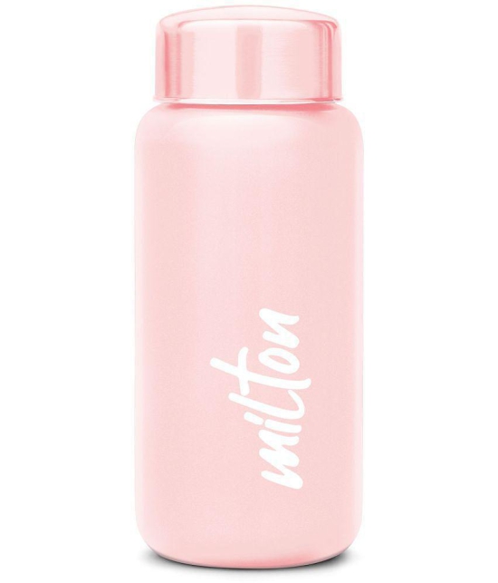 Milton Aqua 500 Stainless Steel Water Bottle (500 ml) Light Pink - Light Pink