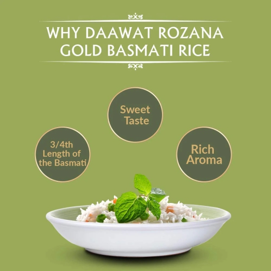 Daawat Rozana Gold Basmati Rice 1kg