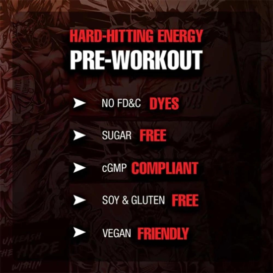 ProSupps Hyde Xtreme 30 Servings-Fruit Punch / Iron Asylum (Official Importer)