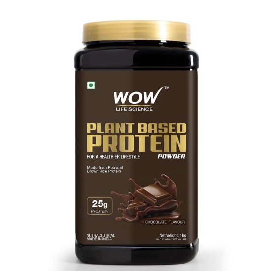 Plant-Based Protein Powder - Made from Pea & Brown Rice Protein - Chocolate Flavour– For a healthier lifestyle – 1kg