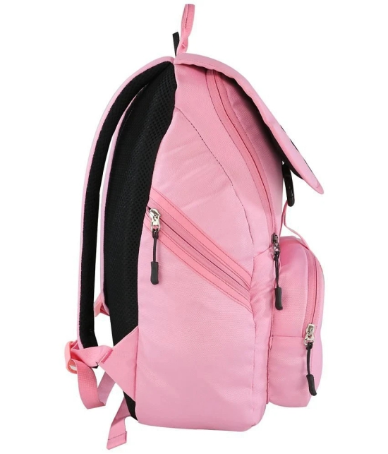 mikebags 10 Ltrs Pink Polyester College Bag - Pink