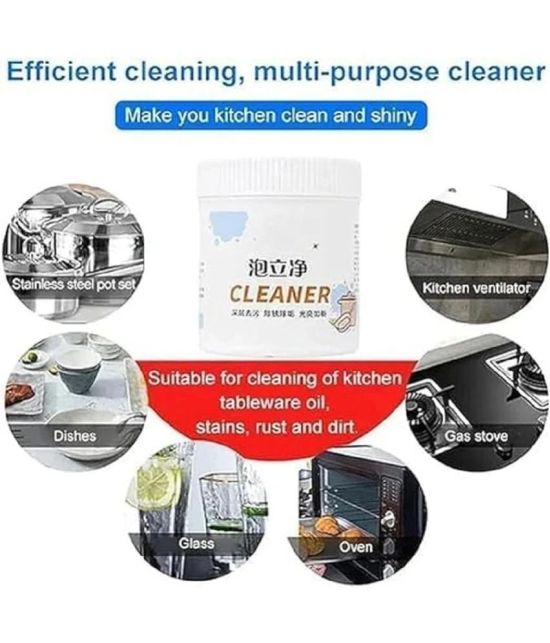 DHS Mart Kitchen All- Cleaning Powder All Purpose Cleaner Powder Rust Remover, Soak to Clean Greasy Kitchenware 250 g