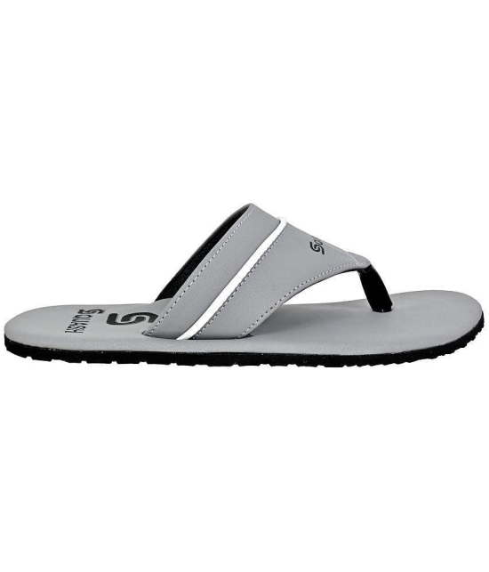 Squash - Grey Men's Thong Flip Flop - None