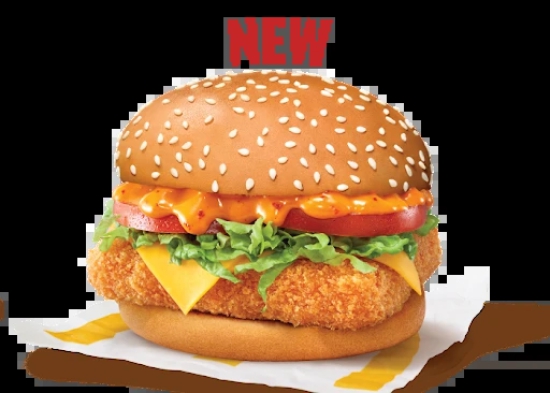 McSpicy Deluxe Paneer Burger