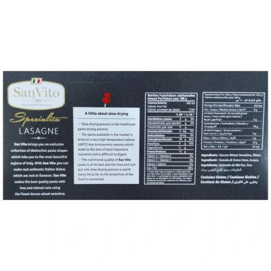 San Vito Lasagmnem, 500 gm