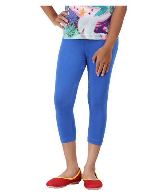 BEIGE,FUCSHIA AND PURPLE COLOURS CAPRI LEGGINGS FOR GIRLS - 9-10 Years