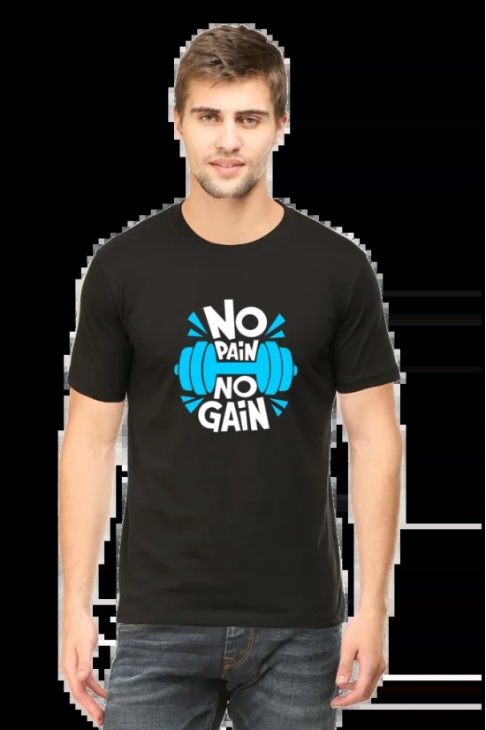 NO PAIN NO GAIN-Petrol Blue / XL