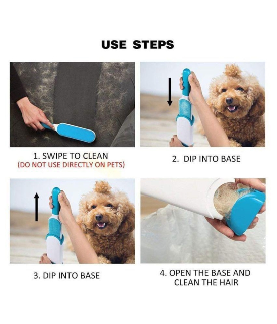 Gatih Pet Hair, Dust, Lint Remover for Clothing & Furniture - Double Sided, Self-Cleaning & Reusable Washable Pet Fur and Lint Remover Brush from Clothing and Sofa Cleaning Brush - Medium