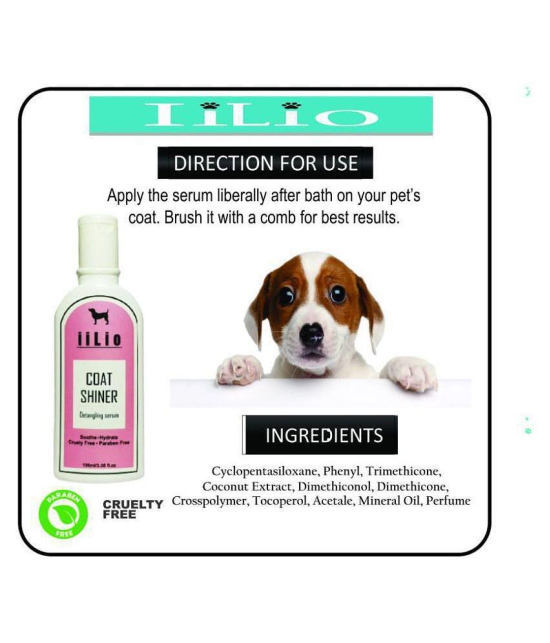 Dog  Paraben Free Coat Shiner  Pack of 1 (100ml)