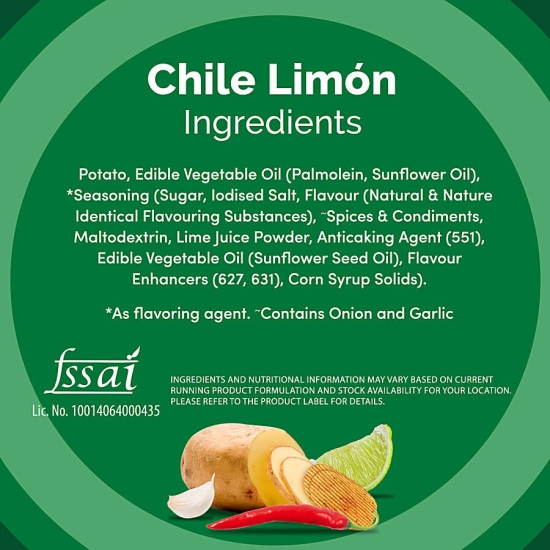 Lays Chile Lemon, 50 Gm