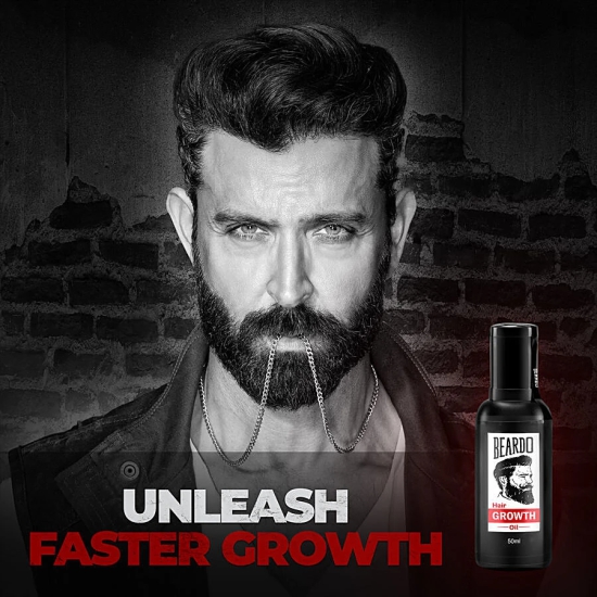 Beardo Oil - Beard & Hair Growth, 50 ml