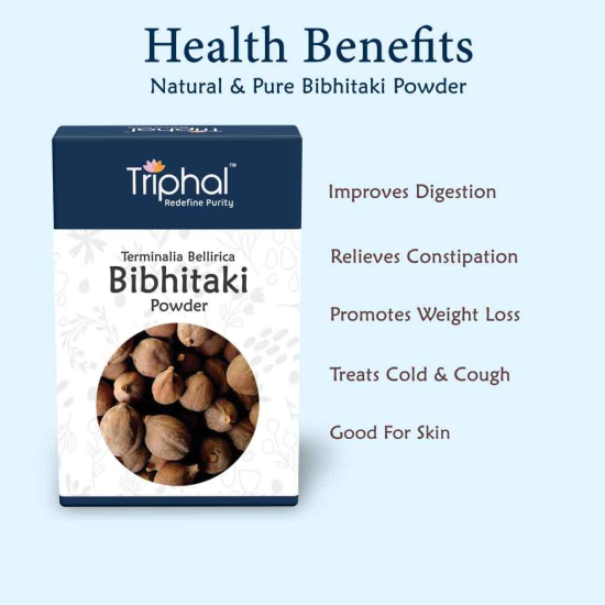 Bibhitaki Powder – Baheda Churn – Bahera – Terminalia Bellirica | Natural and Pure