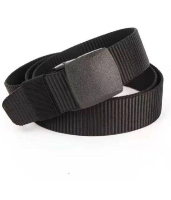 SUNTAP - Black Nylon Mens Casual Belt ( Pack of 1 ) - None