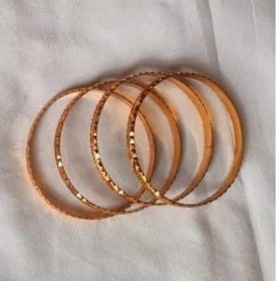 GOLD PLATED BANGLE -SET 4