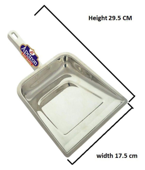 APEIRON Stainless Steel Without Brush Dust Pan