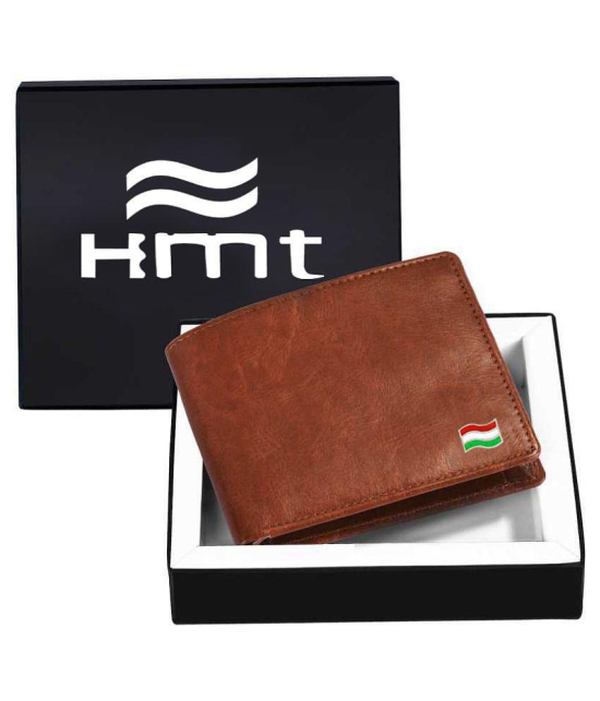 HAMT - Brown Leather Men''s Regular Wallet ( Pack of 1 ) - Brown