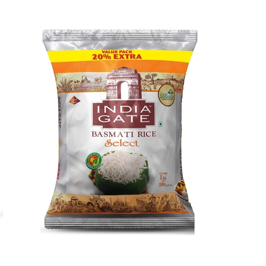 India Gate Basmati Rice Select, 1 Kg