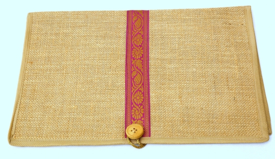 Jute file folder