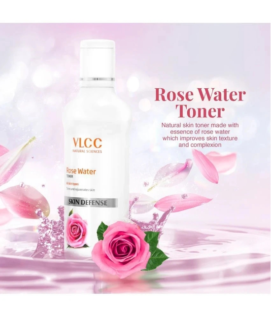 VLCC Rose Water Toner For Hydrates, Revitalizes & Moisturizes Skin 100 ml