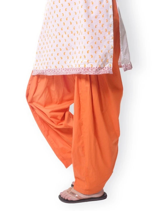 Women White Patiala Pants