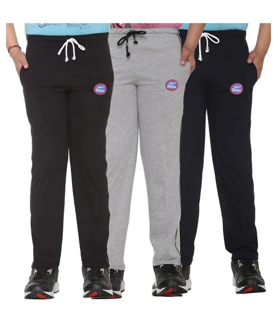 Vimal Jonney Multicolor Cotton Blended Trackpants For Boys (Pack Of 3) - 15-16 Years