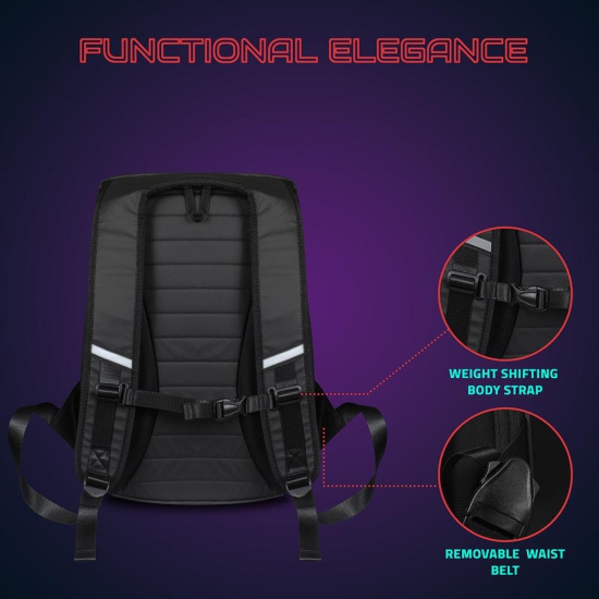 Vroom LED Backpack-Black