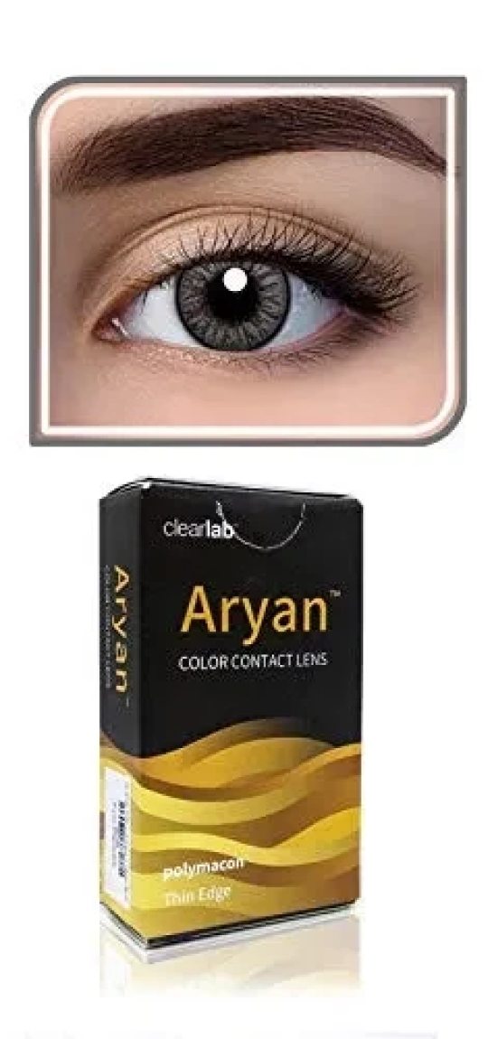 Aryan Quaterly (3 Months) Color Contact Lens (-00.00 - 10.00 Sapphire Blue)--8.00 / soft  Hazel