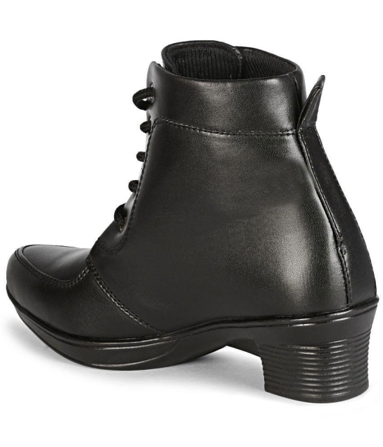 Saheb - Black Womens Ankle Length Boots - None