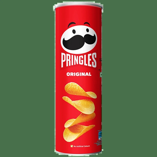 Pringles Original Potato Chips - Classic Salted Flavour, Crunchy & Crispy, 134 G Can