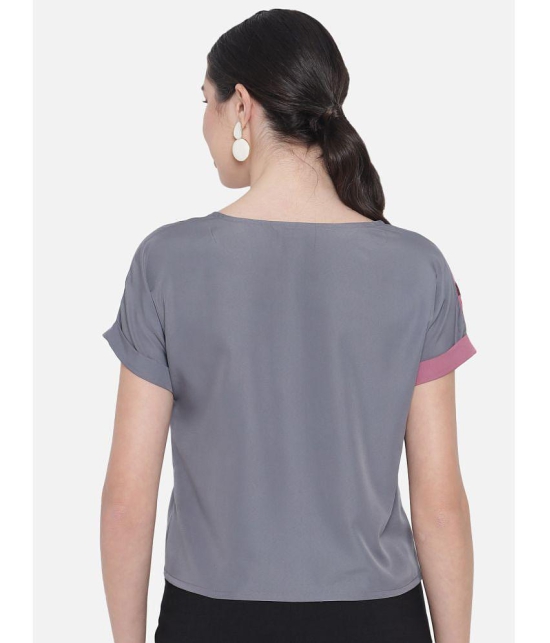 ALL WAYS YOU Polyester Regular Tops - Grey Single - L