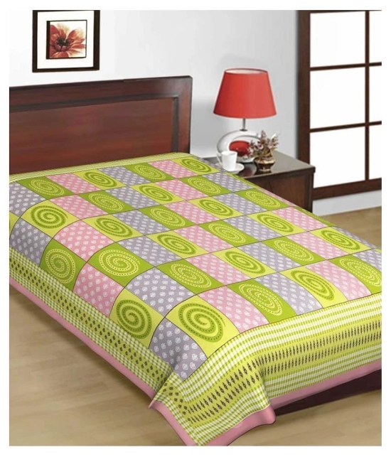 Uniqchoice Cotton Single Bedsheet ( 225 cm x 150 cm ) - Assorted