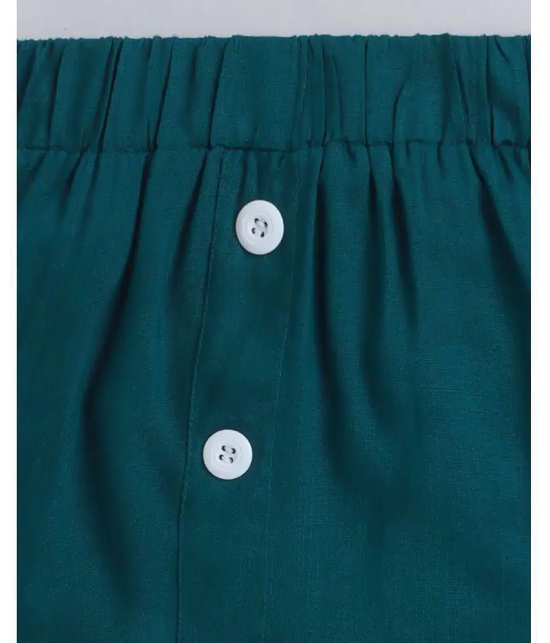 Addyvero - Dark Blue Rayon Girls A-Line Skirt ( Pack of 1 ) - None