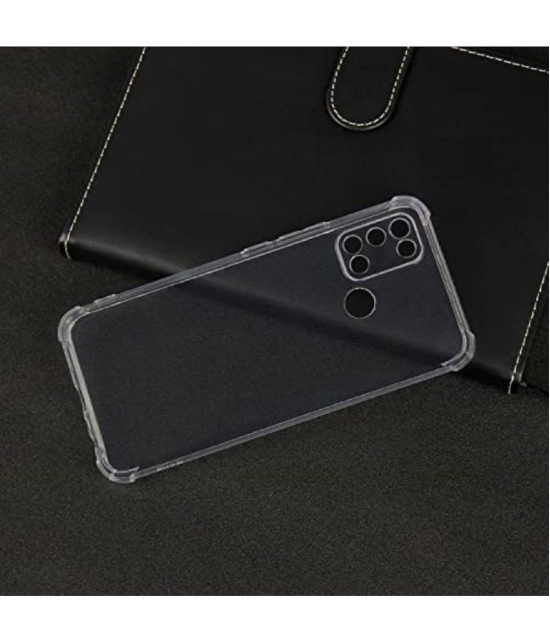 Case Vault Covers - Transparent Silicon Silicon Soft cases Compatible For Realme 7i ( Pack of 1 ) - Transparent