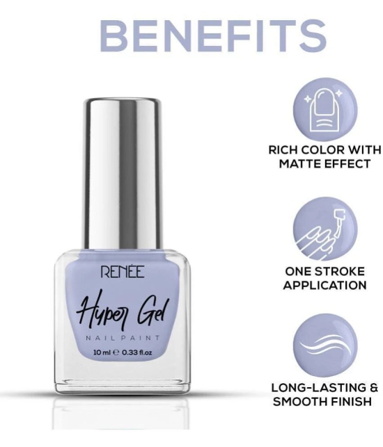 RENEE Hyper Gel Nail Paint - Baby Blue 10ml