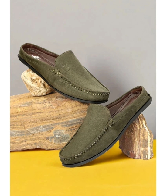 Buxton Green Mens Slip on - 9