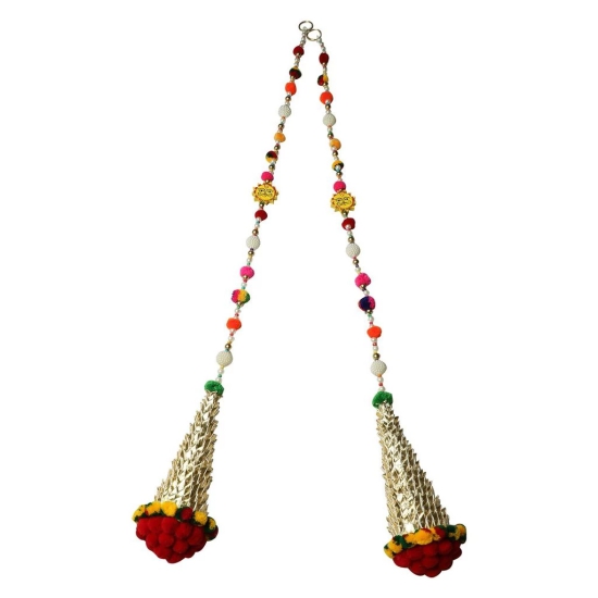 Garvi Gurjari (A Gujarat Govt Enterprise) Bead Toran (8 cm x 8 cm, GSHHDCL149)