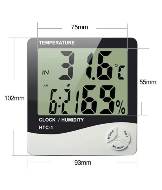 Mcp Digital Room Thermometer with Humidity Indicator