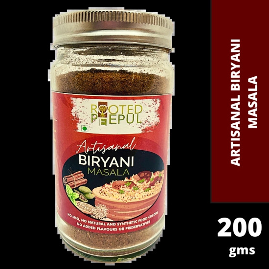 Artisanal Biryani Masala | More Spice Less Chilli | 100% Natural-200 g