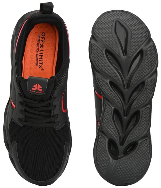 OFF LIMITS - CAESAR IV Black Mens Sports Running Shoes - None