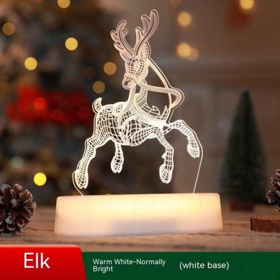 Christmas Decoration 3D LED Night Lights for  New Year Christmas Kids Gift-Christmas Tree / Colorful light