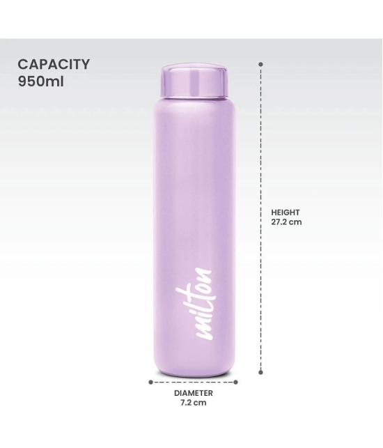 Milton Aqua 1000 Stainless Steel Water Bottle (950 ml) Purple - Purple