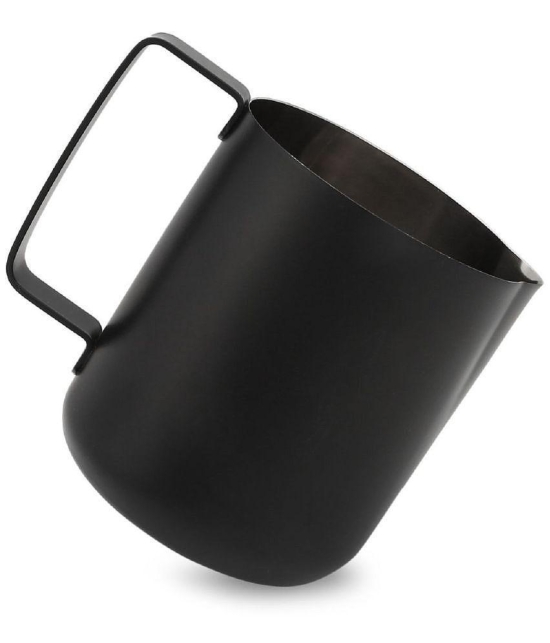 Dynore Black Milk Jug Stainless Steel Jugs 800 mL - Black