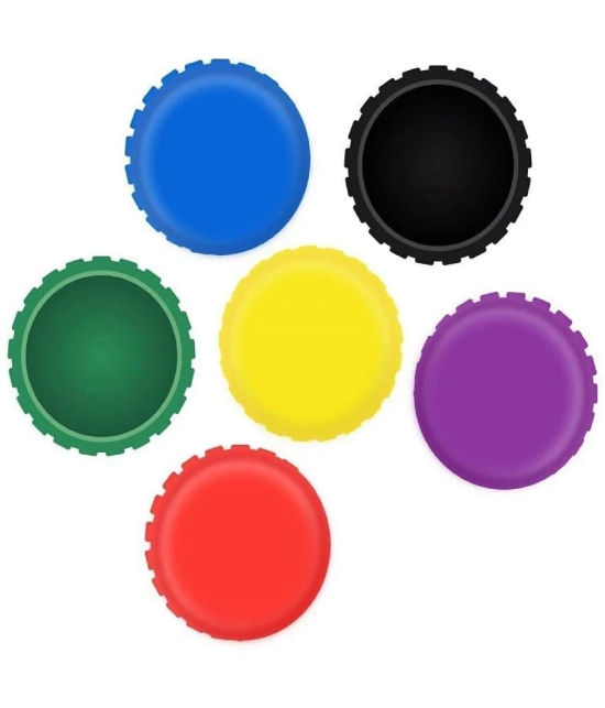 Silicon bottle caps (pack of 6)