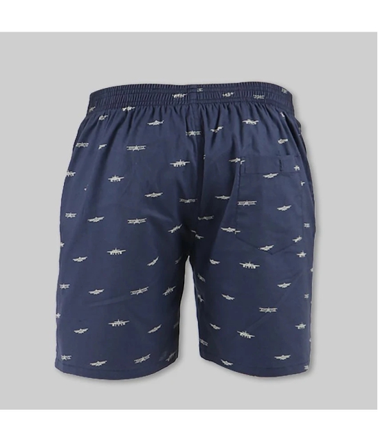 Supersquad Cotton Mens Boxer- ( Navy ) - None