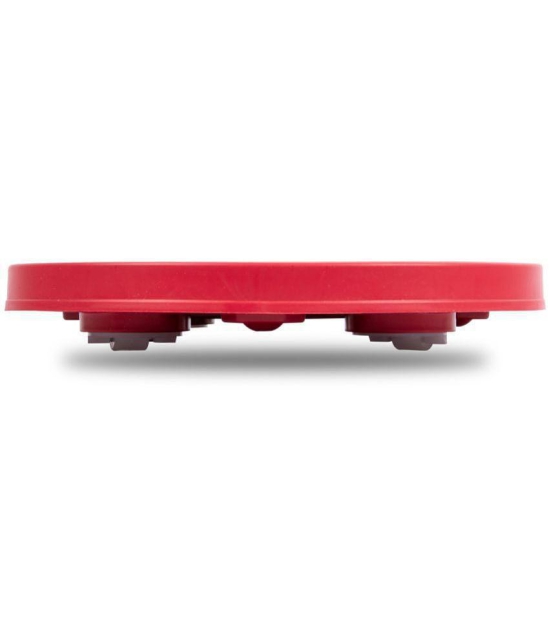 HomePro Plastic Gas Trolley Easily Movable Stand with Wheels Red Pack of 1