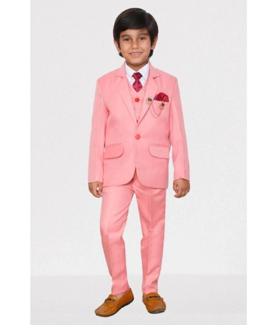 DKGF Fashion - Pink Polyester Boys Suit ( Pack of 1 ) - None